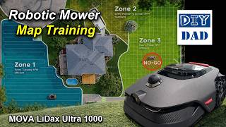 Setting up the Map on a MOVA LiDax Ultra 1000 Robotic Mower