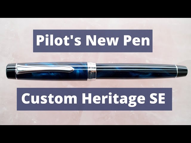 PILOT CUSTOM HERITAGE SE（カスタムヘリテイジSE）ボールペン - YouTube