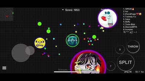 HE GAVE UP AFTER I POPSPLIT HIM! ( BLOB.IO CRAZY 80K MASS POPSPLIT SERVER DOMINATION! )