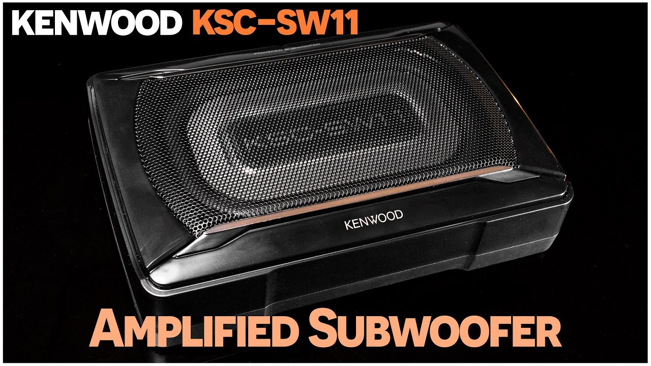 Kenwood KSC-SW11 Powered Subwoofer - *Audio Sample Test*