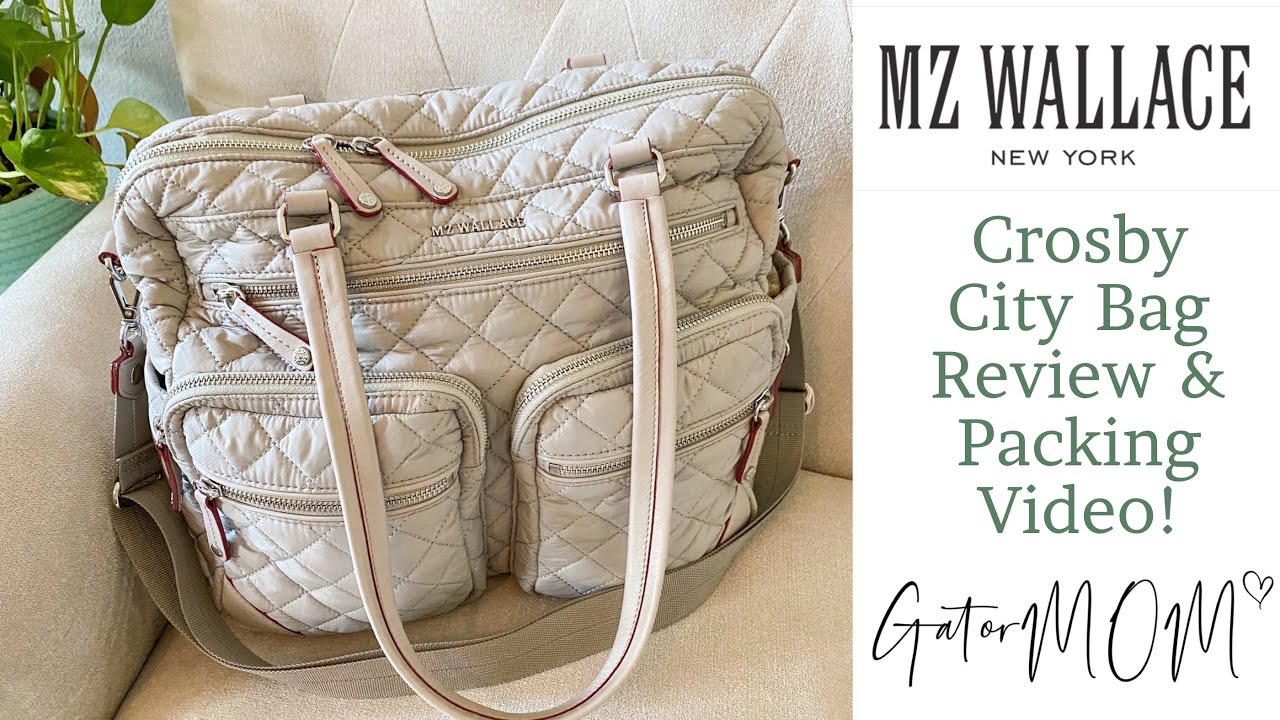 MZ Wallace Micro Crosby Crossbody - Pale Rose Gold Metallic