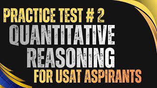 USAT Quantitative Reasoning Mock Test 2 | Most Important MCQs for 90+ Score!