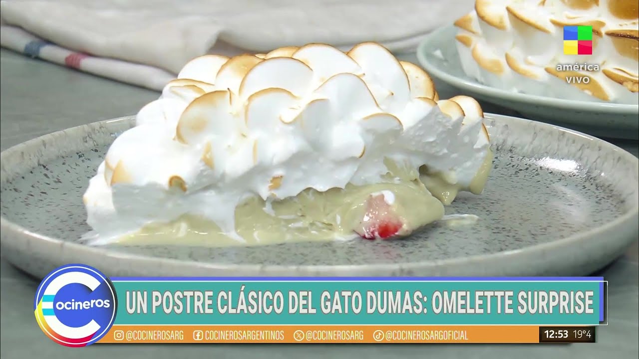 Cómo hacer el clásico postre del chef Gato Dumas: Omelette Surprise con ...