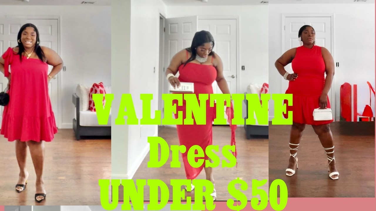 Affordable VDAY dresses that look expensive!#affordablefashion #valentinedress #datenightoutfits