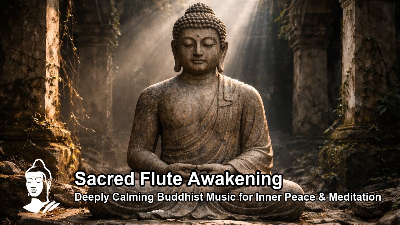 Sacred Flute Awakening | Deeply Calming Buddhist Music for Inner Peace & Meditation