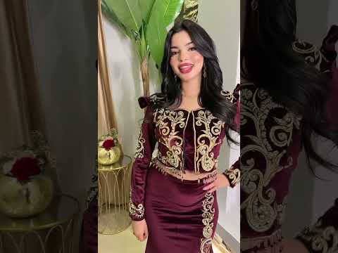 احلى كراكو جزائىي جديد اللباس التقليدي العصري2025 قنادر عراسي 2025 اللباس التقليدي الجزائري كراكو