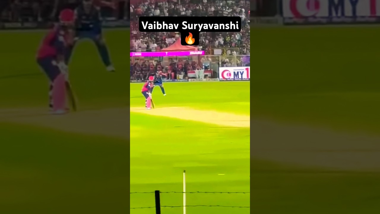 Vaibhav Suryavanshi IPL Debut || First Ball First Six 😍🔥 