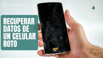 ✨Cómo recuperar datos de un celular ROTO / MUERTO