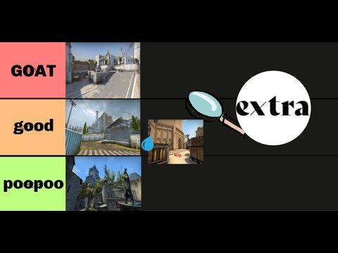 Cs:go Ranking Map Ranking EVERY CSGO map - YouTube