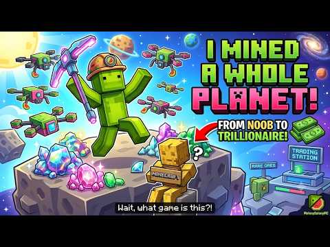 Playing Mine A Planet Under 10 Minutes