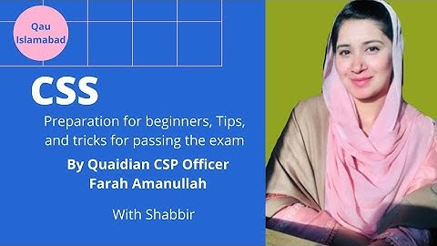 CSS: Preparation for beginners, Tips, and tricks for passing the exam, interview | Quaidian CSP