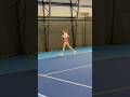 Playing tennis again #fyp #trendingshorts #tallgirl #giant #height #legs #tennis #sports #athlete