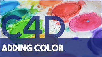 Adding Color in Cinema 4D