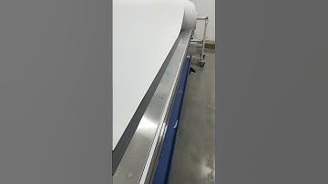White Felt Mat for Vacuum Table on CNC Knife Cutting Machine #white #felt #mat #vacuum #adsorption