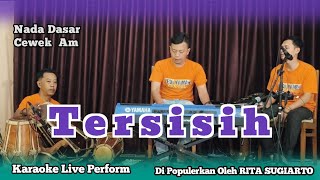 Tersisih karaoke - Rita Sugiarto nada cewek Am versi koplo bajidor