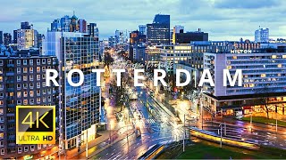 Rotterdam, Netherlands 🇳🇱 in 4K ULTRA HD 60FPS Video by Drone