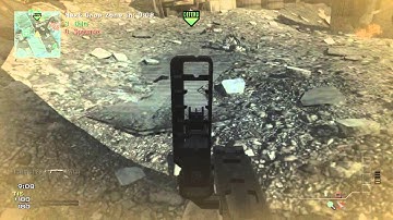 MW3 Throwing Knife Killcam Across the Map (Interchange)
