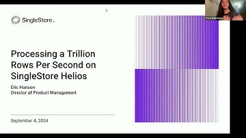 The Trillion Row Cloud DB Speed Test | SingleStore Webinars
