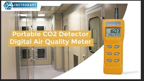 AI-Co2-P1 Portable CO2 Detector | Digital Air Quality Meter | Indoor Air Pollution Tester