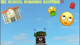 MY IRL MORNING ROUTINE | BLOXBURG | ROBLOX