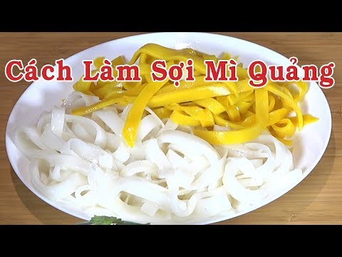 Video Mì tươi - Cách làm sợi mì quảng tươi - Bếp Độc Thân's... - youtube