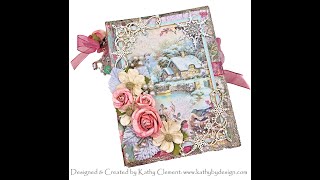 Stamperia Pink Christmas Mini Album Project Share with Tips