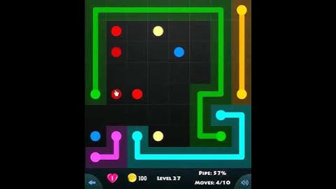 flow game facebook - 8 x 8 mania level 27 Connect the dots