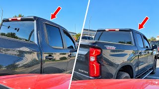 PICKUP SWITCHES LANES MID INTERSECTION AND CRASHES