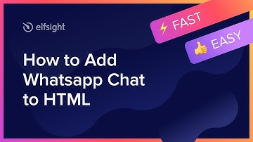 How to Add WhatsApp Chat Widget to HTML