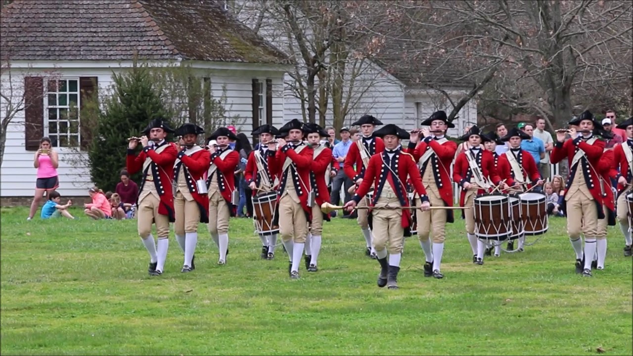Fifes & Drums at Colonial Williamsburg, Williamsburg, Virginia March