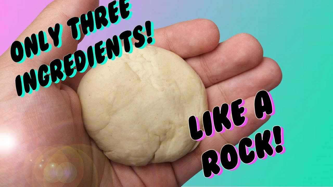 How To Make Polymer Clay Or Cold Porcelain with Only 3 Ingredients