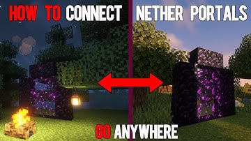 How To Connect Nether Portal | Malayalam Minecraft Tutorial