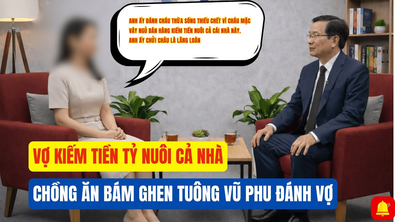 Vợ Kiếm Tiền Tỷ Nuôi Cả Nhà, Chồng Ăn Bám Ghen Tuông Vũ Phu Đánh Vợ