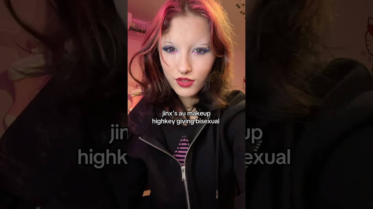 JINX FROM ARCANE IS WHAT?? #makeup #makeuptutorial #mua  #arcane #leagueoflegends #league #jinx