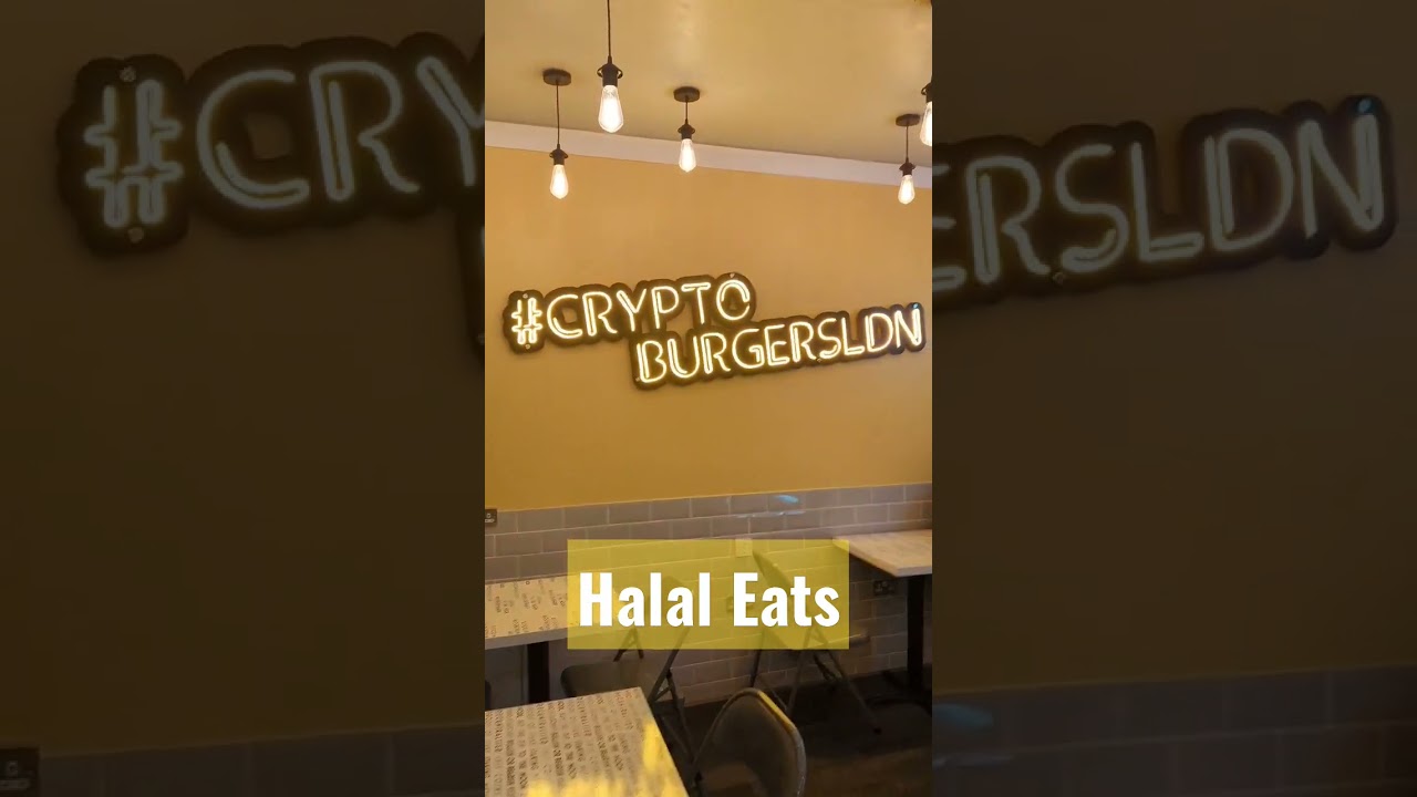 CRYPTO BURGERS in London (Ealing) | Halal Crypto Themed Food in UK - YouTube