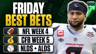College Football Picks + NFL Bets + MLB Playoffs | Early Edge