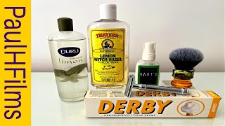 Edwin Jagger and Derby Lemon with  Lime Oil Shave