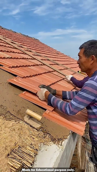 Thai people use old technique to make mud house