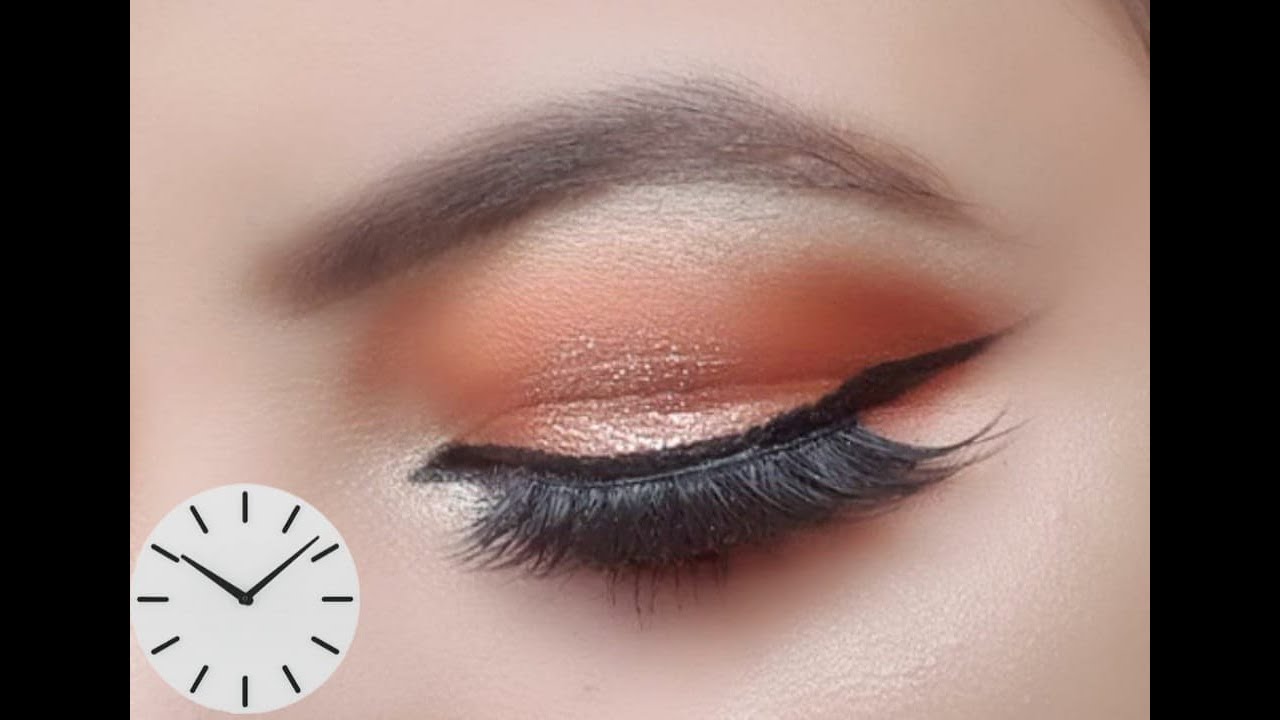 EASY 5 MINUTE Bronze Eye Makeup Tutorial ROHA KHAN YouTube