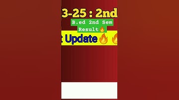 B.ed 2nd sem result #wbuttepa #bsaeu