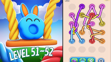 🏅 TWISTED TANGLE 🤪 Level 51 ~ 52 🧩 Gameplay Walkthrough