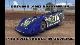Pro Late Model setup and driving (IRacing)