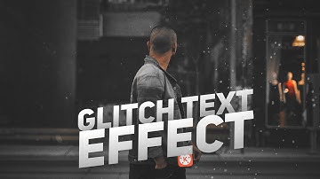 Glitch Text Effect / Text Editing In KineMaster 🔥😍