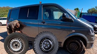 T5 transporter steel wheel refurb re spray DTE TV