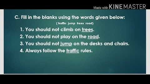 CLASS 2 EVS UNIT 4 CH 7 SAFETY RULES EXERCISESPART 2