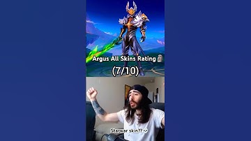 Rating Argus Skins🗿♾️😈2025(S35) #srtgaming #mobilelegends #argus #mlbbshorts #mlbb