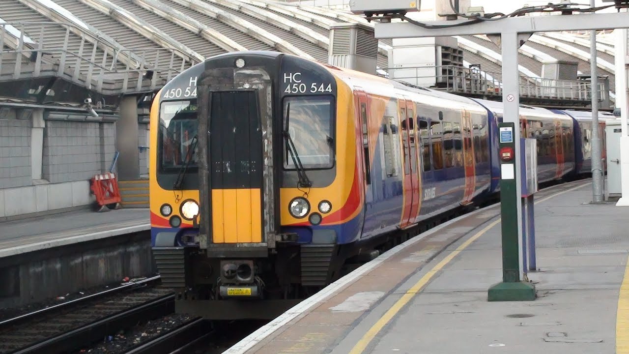 SWT HC 450/5s At London Waterloo Station On London Metro Routes - YouTube