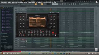 How to make gqom/ sgubhu sase Cape with simple melodies + free flp