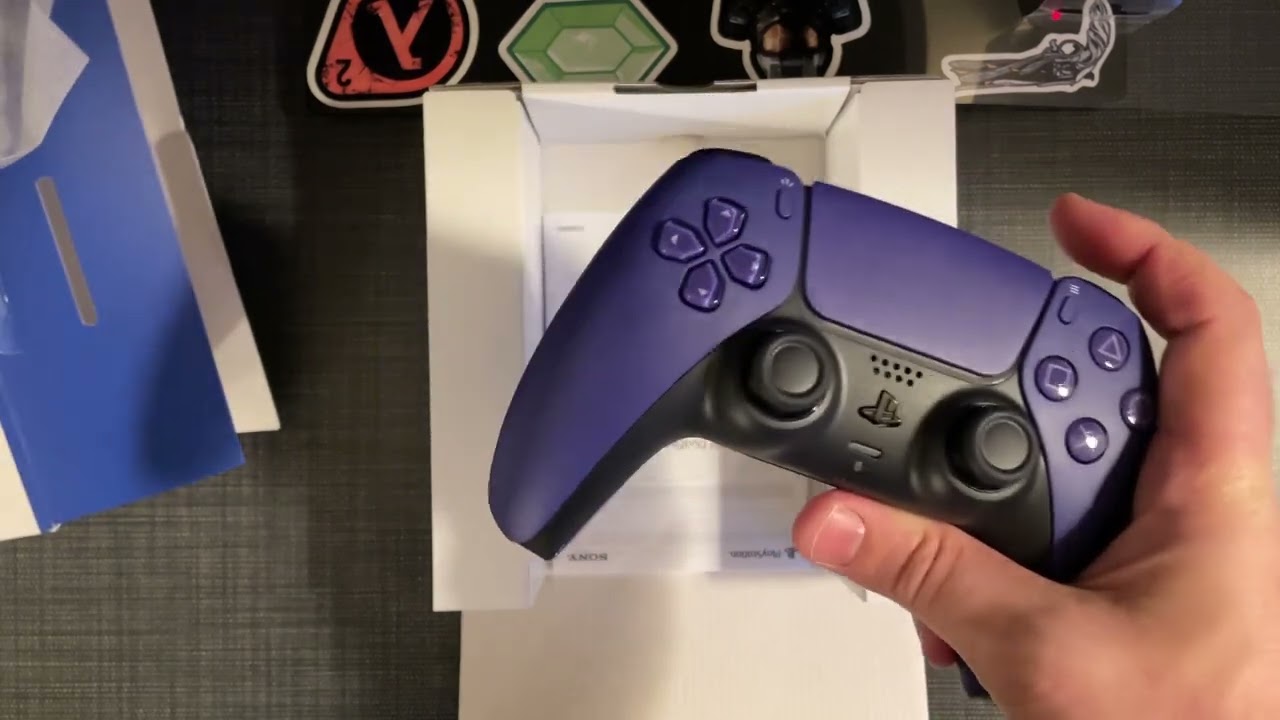 Unboxing Galactic Purple DualSense Ps5 - YouTube