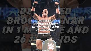When Goldberg Defeated Brock Lesnar In 1 Minute and 26 Seconds #shorts #wwe